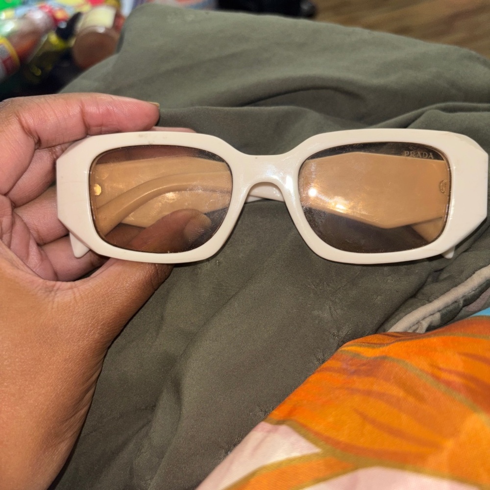 Prada PR 17WS Symbole Transparent Pink Lens